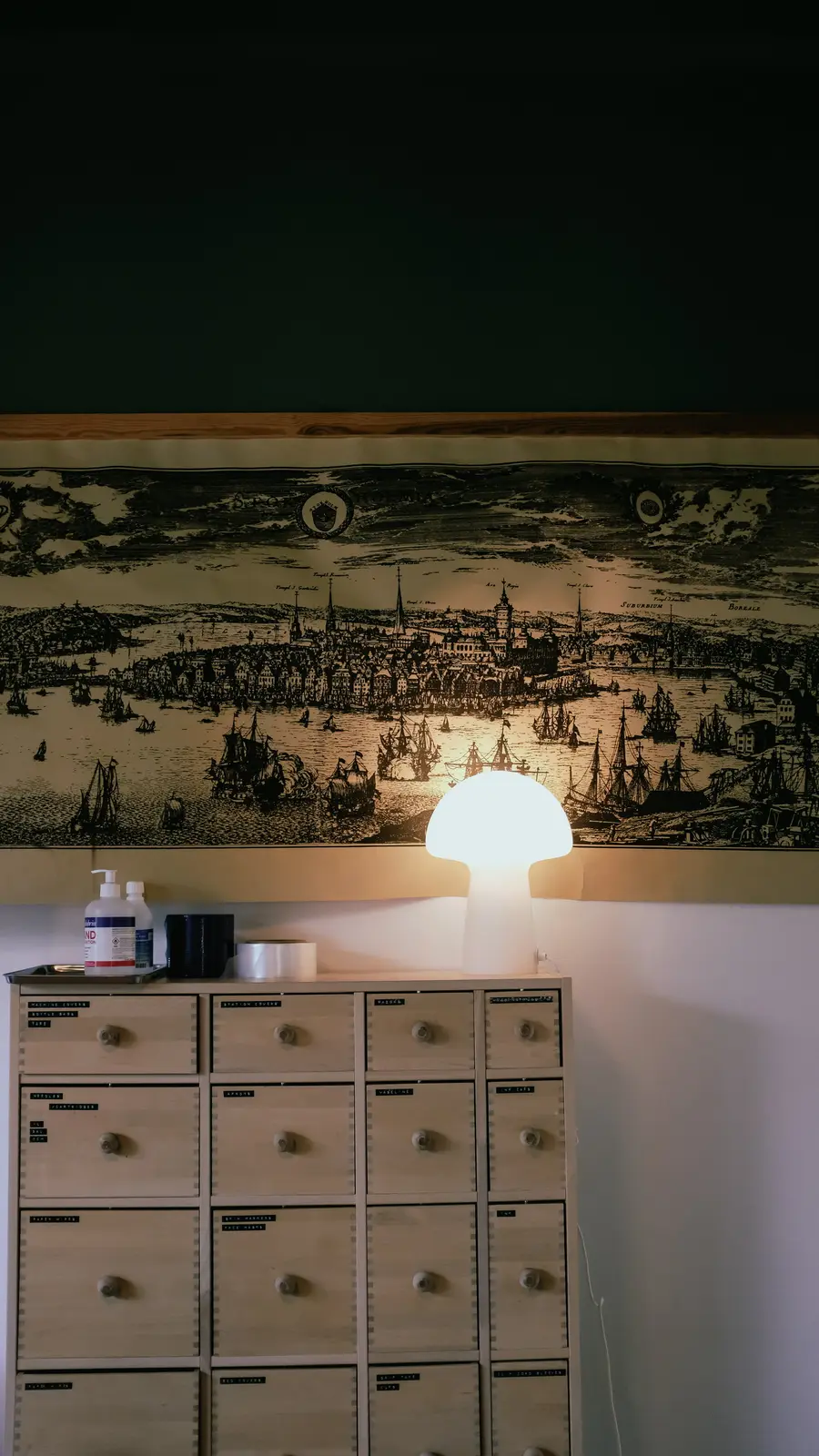 Tattoo supplies and vintage artwork at The Heart
